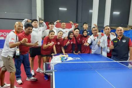 Tenis Meja PON XXI: Jakarta Juara Umum, Raih 3-1-2 Medali