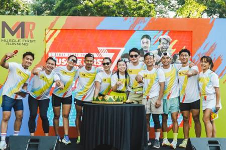 Bersama 7 Komunitas Lari, Muscle First Gelar Fun Run 7 Kilometer