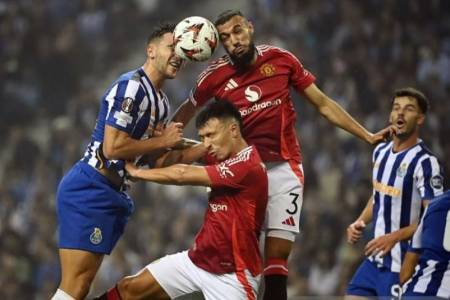 Liga Europa 2024/2025: Sengit! MU Kontra Porto 3-3