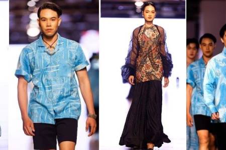 Embran Nawawi Tampilkan “The Journey”, Rayakan Hari Batik Nasional di Lao Fashion Week 2024