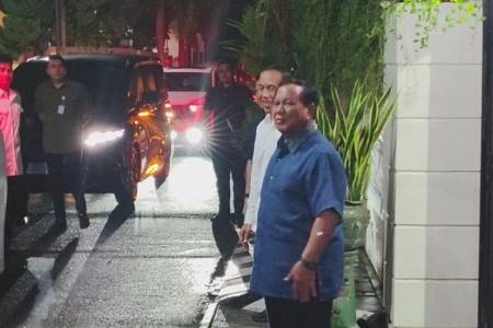 Presiden Prabowo Temui Presiden ke-7 Joko Widodo di Solo