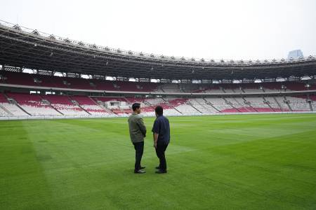 Siapkan 103 CCTV dan Pindai Garuda.id, Erick Thohir, Pastikan Kenyamanan dan Keamanan Penonton Timnas