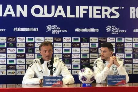 Pelatih Timnas Arab Saudi Herve Renard: Indonesia Masih Berpeluang Lolos ke Piala Dunia 2026 