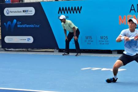 Renta Tokuda Juara tunggal putra M-15 Amman Mineral Men's World Tennis Championship 2024 Seri I