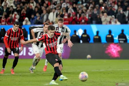 Semifinal Piala Super Italia: AC Milan Tundukkan Juventus  2-1  di Riyard Arab Saudi