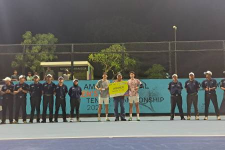 M-25 Amman Mineral Men’s World Tennis Championship 2024:  Pasanagm Christo/Nathan Barki Gagal Raih Gelar