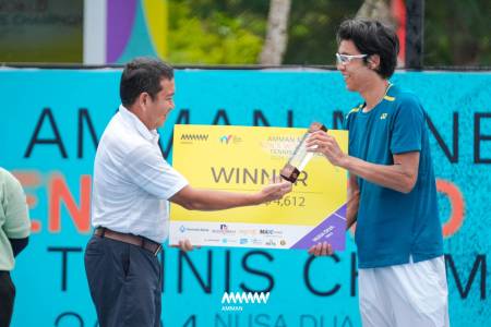 Hyeon Chung Juara M-25 Amman Mineral Men's World Tennis Championship 2024,   Lani Sardadi: Bersyukur  Event  Berjalan Sukses!