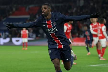 Liga Prancis: Hattrick Ousmane Dembele Bawa PSG Telan Brest 5-2