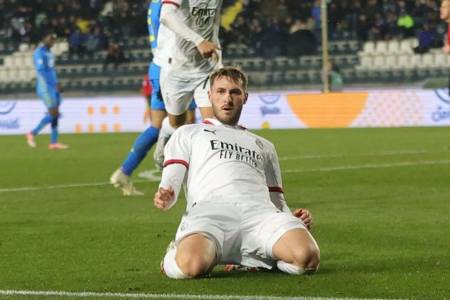 Liga Italia: AC Milan Tundukan Tuan Rumah Empoli, Debut Manis  Santiago Gimenez Cetak 1 Gol