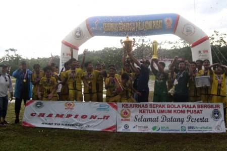 Final KU-14: Sixteen Tangerang Taklukkan Putra Pakuan, Angkat Trofi Juara Piala Ketum KONI ke-VI 2025