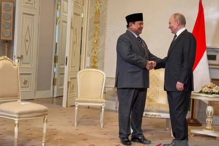 Di tanah Kelahirannya St. Petersburg, Presiden Putin Terima Presiden Prabowo Subianto