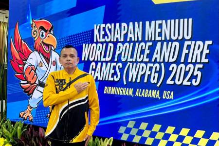Dilepas Kapolri, Ockben Saor Sinaga dkk Bertekad Rebut Medali dan Harumkan Bangsa  di  World Police and Fire Games