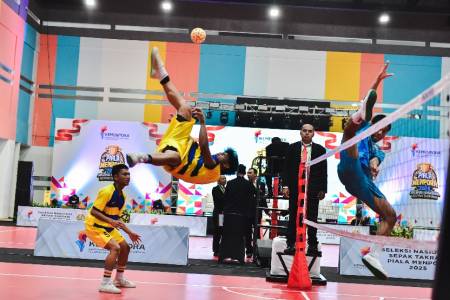 270 Atlet Ikuti Seleknas Sepak Takraw Piala Menpora untuk SEA Games di Thailand