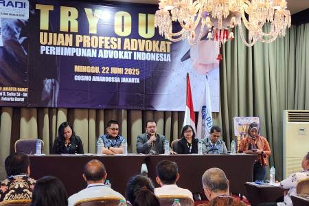 Ratusan Calon Lawyer Ikuti Try Out Ujian Profesi Peradi Jakarta Barat