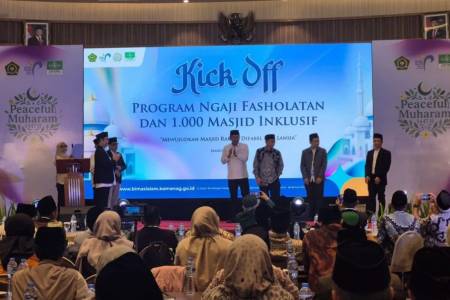 Kemenag Resmi Luncurkan Program 1.000 Masjid Ramah Lansia dan Disabilitas