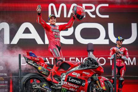 MotoGP Marc Marquez SabteJuara MotoGP Belanda 2025