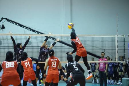 Hasil Volley Cup 2025: Timnas Putri Senior dan U-21 Menang Telak