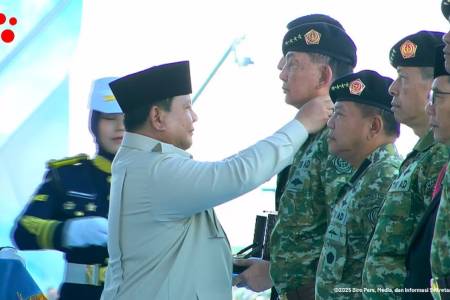 Tiga Putra-Putri Sulawesi3 Selatan Naik Pangkat dan Dilantik oleh Presiden Prabowod