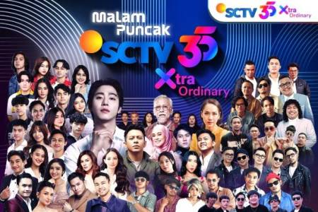 “Malam Puncak HUT SCTV 35 XtraOrdinary” Bersama Musisi, Aktor dan Aktris Terbaik Tanah Air