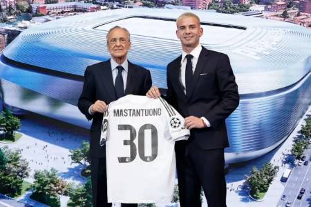Real Madrid Resmi Datangkan Wonderkid Argentina Franco Mastantuono