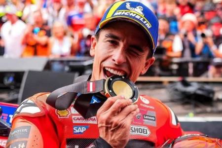 Marc Marquez Raih Kemenangan Perdana di MotoGP Austria