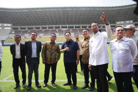 Erick Thohir Apresiasi Stadion Internasional Banten: Siap Gelar Event Timnas di Banten