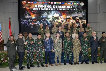 AS dan Indonesia Gelar Latihan Multinasional Gabungan Super Garuda Shield 2025