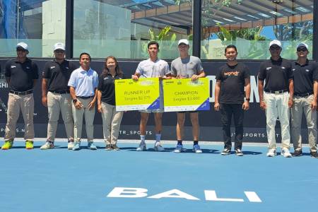 Alexander Chang juara UTR Pro Tennis Tour Bali