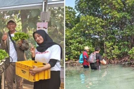 Sharp Cetak Generasi Emas Sebagai Wirausaha Pertanian dan Penjaga Lingkungan Masa Depan