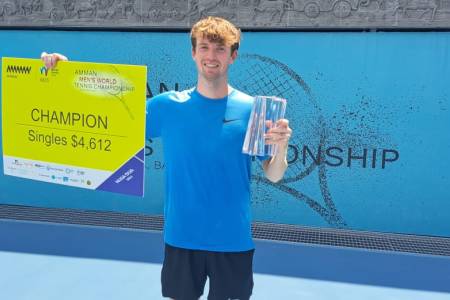 Max Basing Juara Amman Men's World Tennis Championship Seri VI M-25