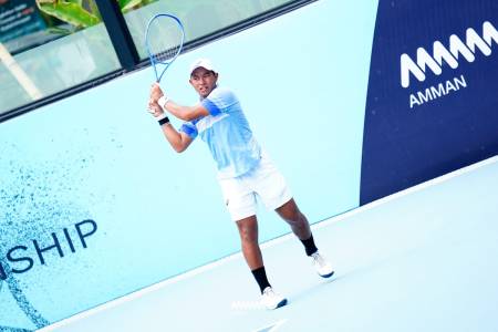 Amman Men's World Tennis Championship Seri VII M-25: Lucky Candra Kurniawan Lolos ke Babak Utama 