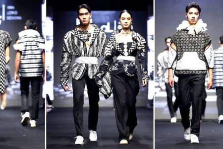 Embran Nawawi Tampilkan Koleksi Gatotchromathic di Laos Fashion Week 2025