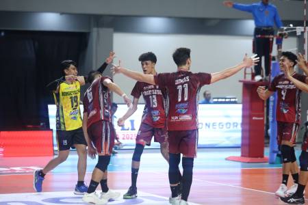 Livoli Divisi Utama 2025: Indomaret ke Final Four, Samator Kalahkan TNI AU