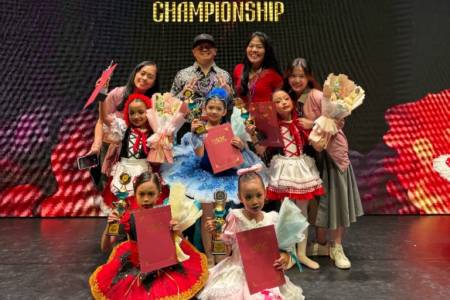 12 Murid On Point Ballet School Harumkan Indonesia di Asia Open Dance Championship 2025