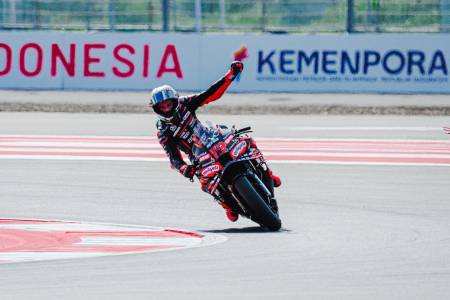 Hasil Kualifikasi MotoGP Mandalika 2025, Marco Bezzecchi Rebut Start Posisi Terdepan