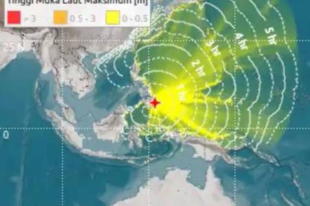 Gempa Besar 7,6 Magnitudo Guncang Sulut, Warga Diminta Waspada Tsunami