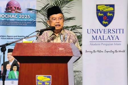 JK Tekankan 2 Hal Jadi Tantangan untuk Majukan Peradaban Islam  di Asia Tenggara