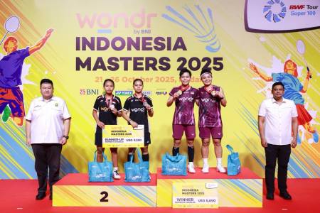 Indonesia Raih Gelar  Juara Umum di Wondr by BNI Indonesia Masters 2025