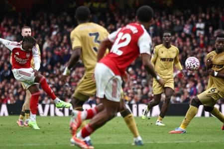 Tekuk Crystal Palace,  Arsenal Kokoh di Puncak Klasemen!