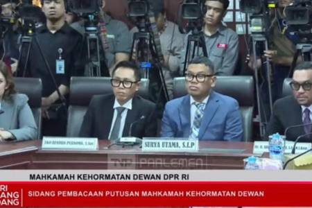 MKD Putuskan Sahroni-Eko Patrio Langgar Kode Etik dan Tetap Nonaktif