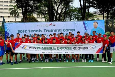 Indonesia–Korea Intensifkan Soft Tennis Training Camp