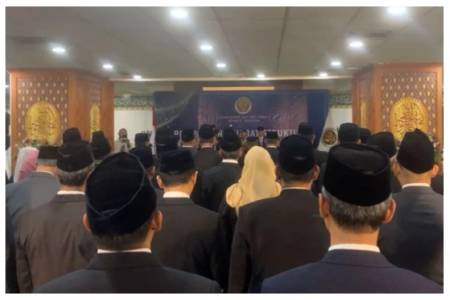 Menhaj RI Lantik Sejumlah Pejabat Eselon I, Ini Daftarnya!