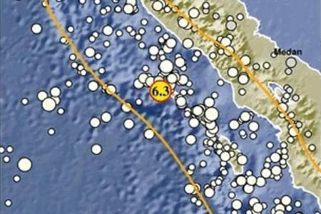Gempa 6,4 M Guncang Sinabang Aceh