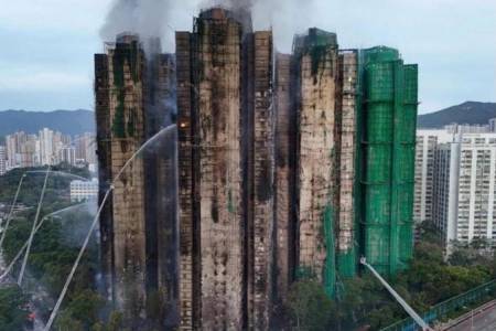 Inilah Fakta Kebakaran Hebat Kompleks Apartemen di Hong Kong