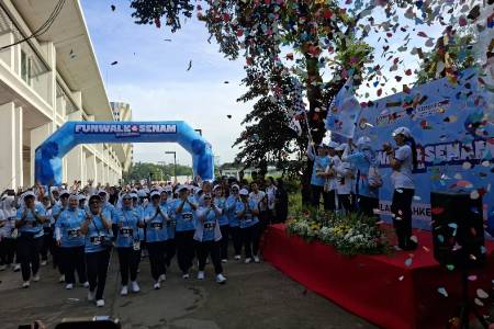 Antusias Ribuan Warga Warnai Fun Walk & Senam Nusantara Seruni Pembuka ISS 2025