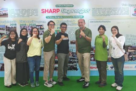 10 Tahun Sharp Greenerator Gerakkan Generasi Peduli Bumi