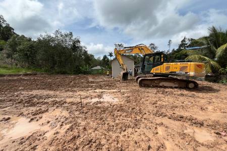 BNPB Mulai Bangun Huntara di Tapanuli Utara