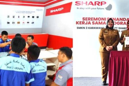 Program Pendidikan Vokasi Sharp Class Bangun SDM Masa Depan