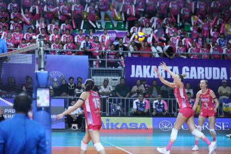 Proliga 2026: Kalahkan Bandung bjb Tandamata,  Livin' Mandiri Selangkah Lagi ke Final Four