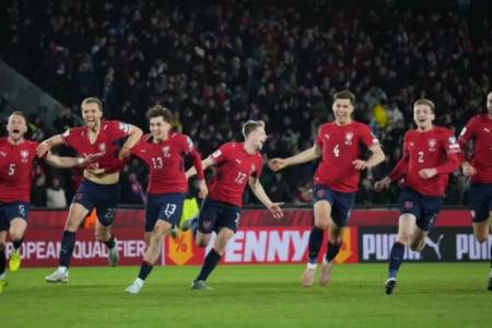 Singkirkan Denmark, Ceko ke Piala Dunia 2026!